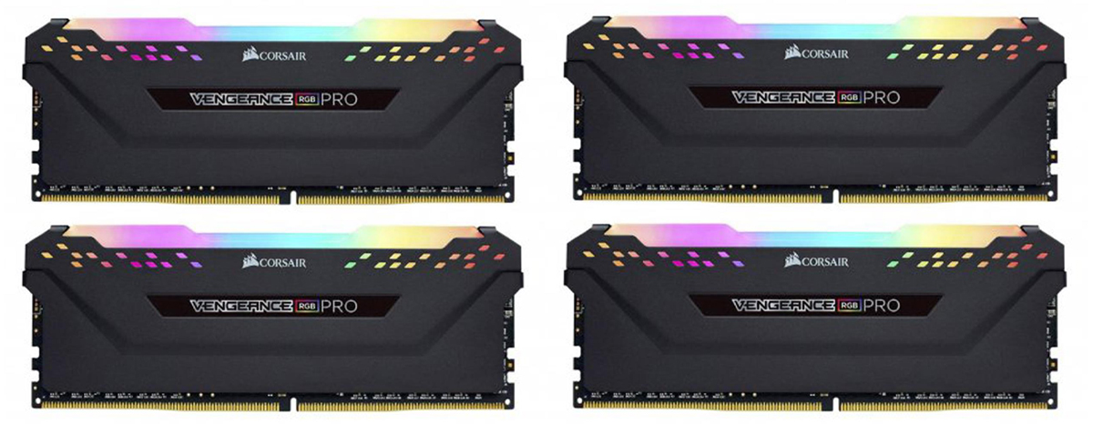 メモリー Vengeance DDR4 32GB (4x8GB) RGB Corsair Vengeance Rgb Pro Ddr4 4x8gb 32gb 3200mhz w Pamięć